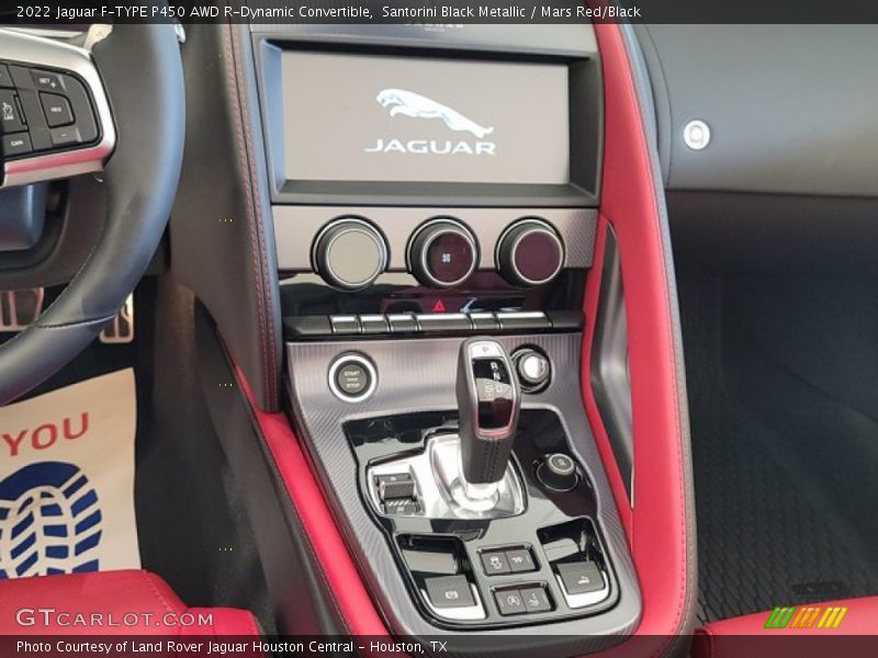 Controls of 2022 F-TYPE P450 AWD R-Dynamic Convertible