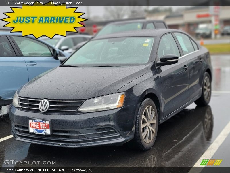 Black / Titan Black 2017 Volkswagen Jetta SE