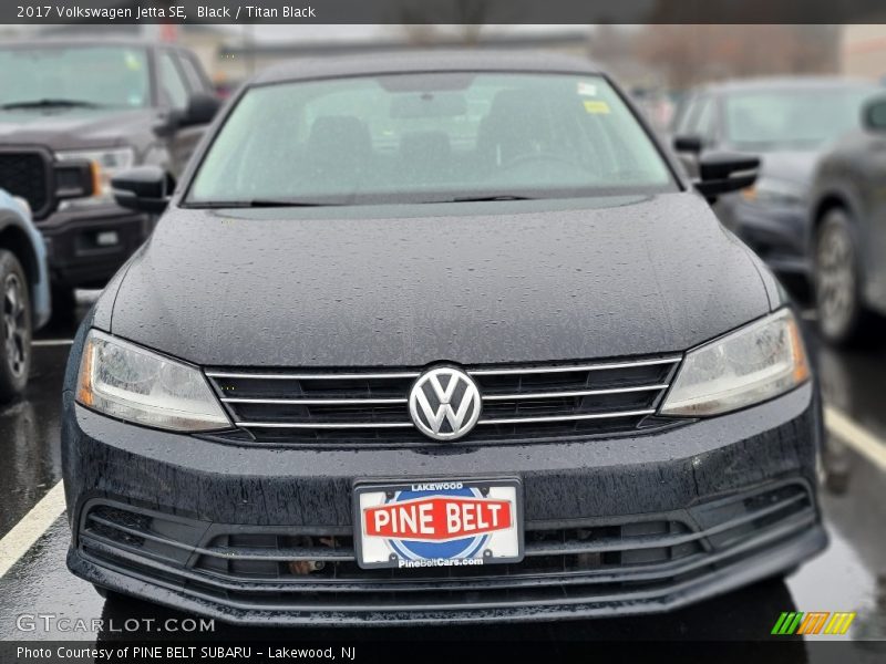 Black / Titan Black 2017 Volkswagen Jetta SE