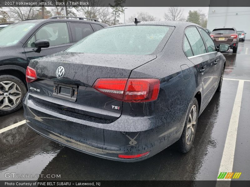 Black / Titan Black 2017 Volkswagen Jetta SE