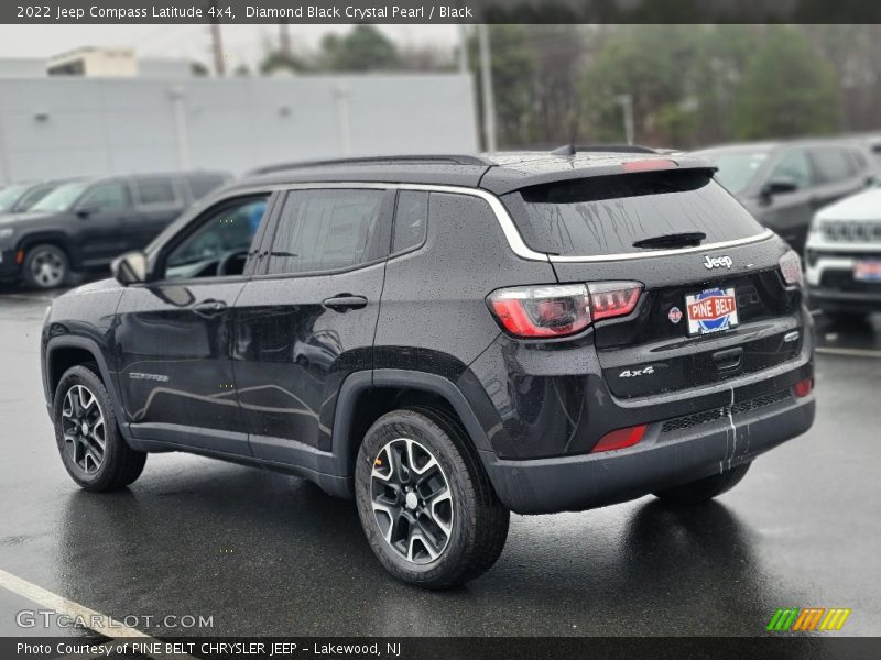 Diamond Black Crystal Pearl / Black 2022 Jeep Compass Latitude 4x4
