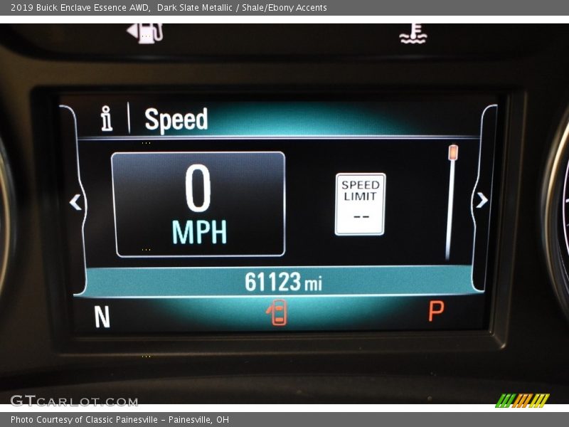 Dark Slate Metallic / Shale/Ebony Accents 2019 Buick Enclave Essence AWD