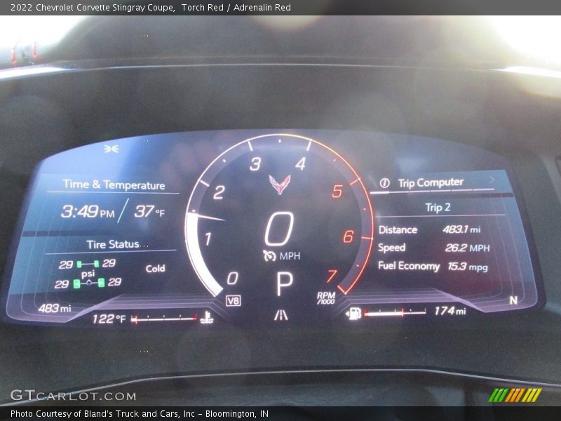  2022 Corvette Stingray Coupe Stingray Coupe Gauges