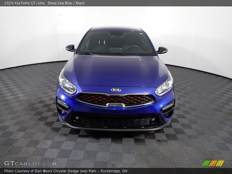 Deep Sea Blue / Black 2020 Kia Forte GT-Line