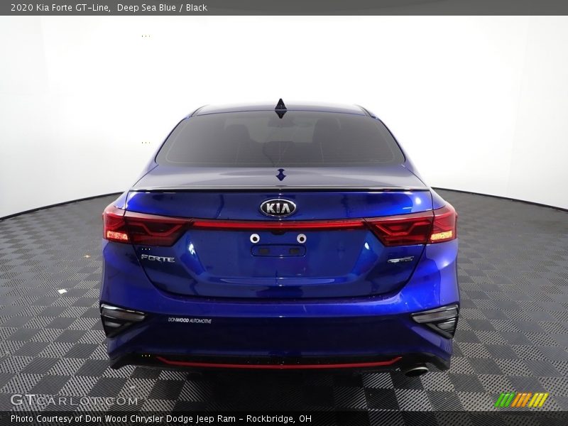 Deep Sea Blue / Black 2020 Kia Forte GT-Line