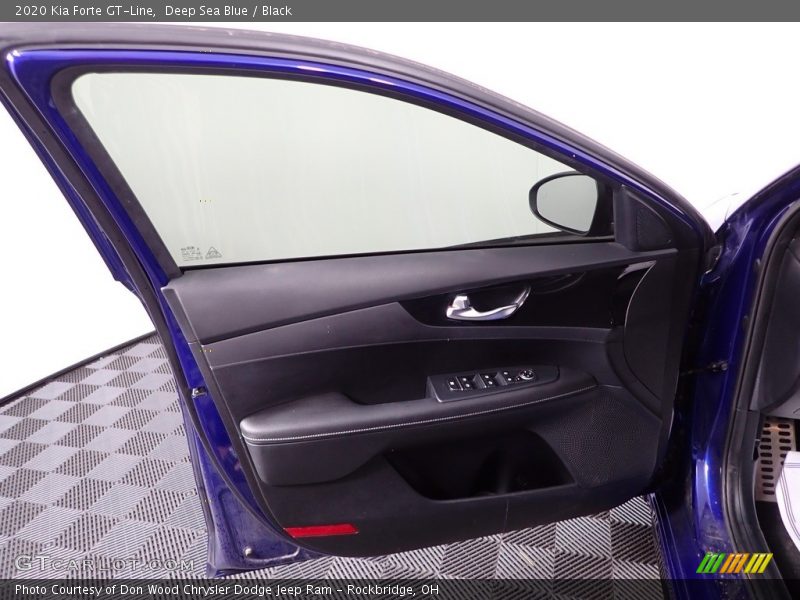 Deep Sea Blue / Black 2020 Kia Forte GT-Line
