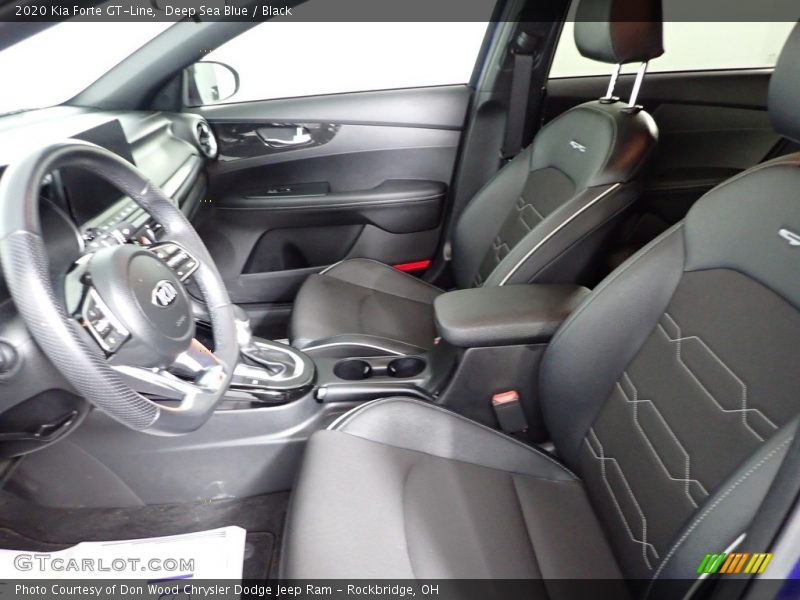 Deep Sea Blue / Black 2020 Kia Forte GT-Line