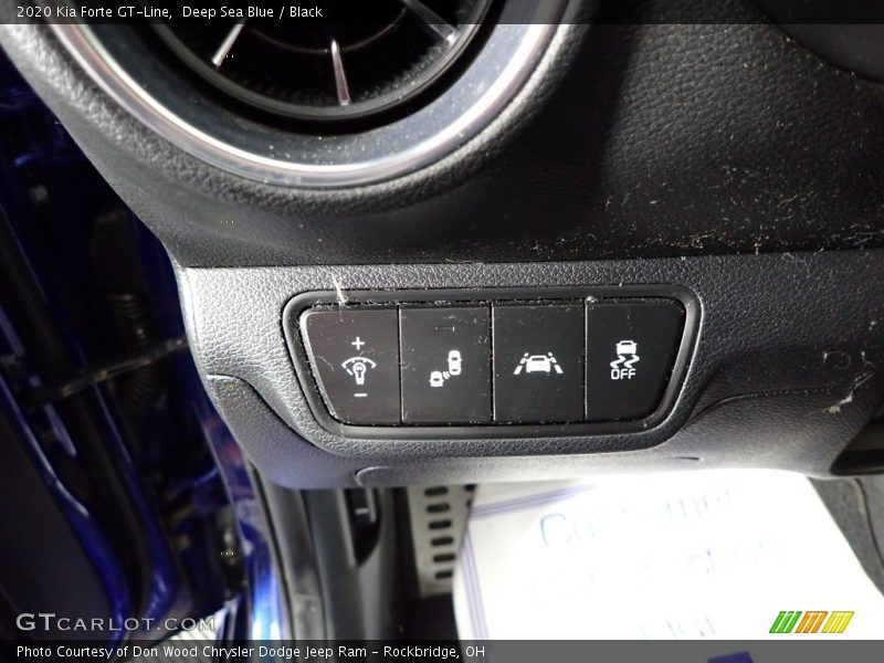 Deep Sea Blue / Black 2020 Kia Forte GT-Line