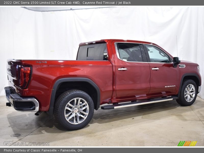 Cayenne Red Tintcoat / Jet Black 2022 GMC Sierra 1500 Limited SLT Crew Cab 4WD