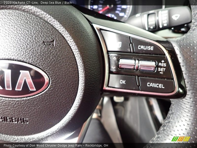 Deep Sea Blue / Black 2020 Kia Forte GT-Line