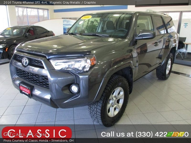 Magnetic Gray Metallic / Graphite 2016 Toyota 4Runner SR5 4x4