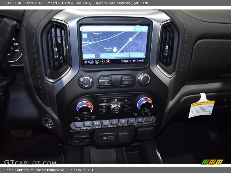 Cayenne Red Tintcoat / Jet Black 2022 GMC Sierra 1500 Limited SLT Crew Cab 4WD