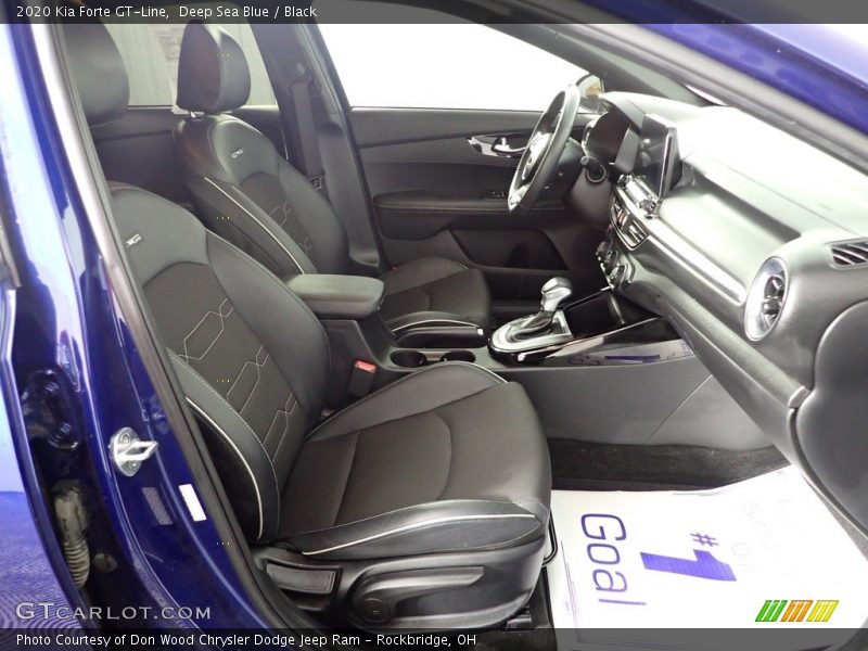 Deep Sea Blue / Black 2020 Kia Forte GT-Line
