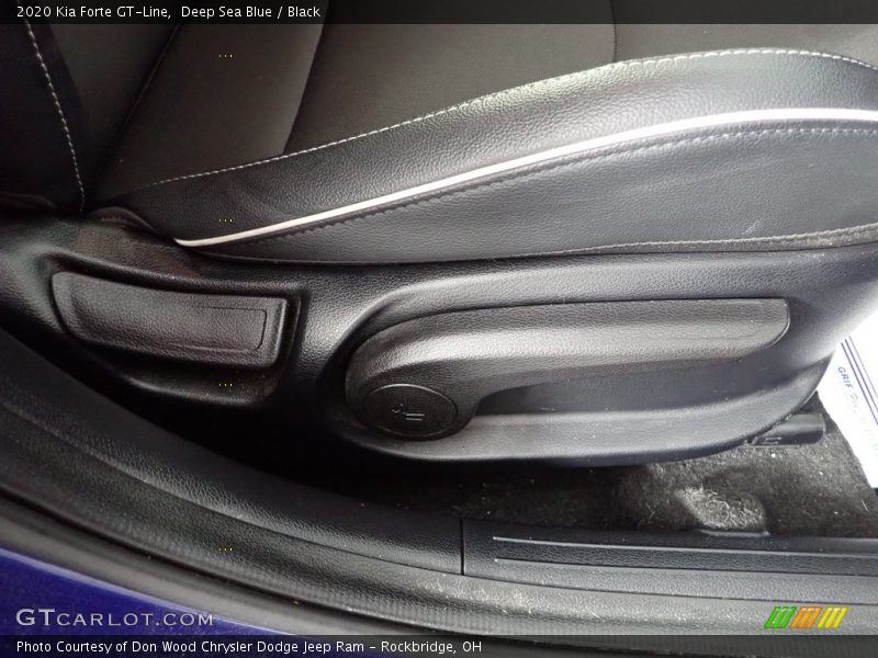 Deep Sea Blue / Black 2020 Kia Forte GT-Line