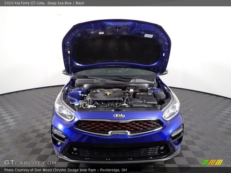 Deep Sea Blue / Black 2020 Kia Forte GT-Line