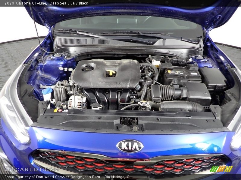 Deep Sea Blue / Black 2020 Kia Forte GT-Line