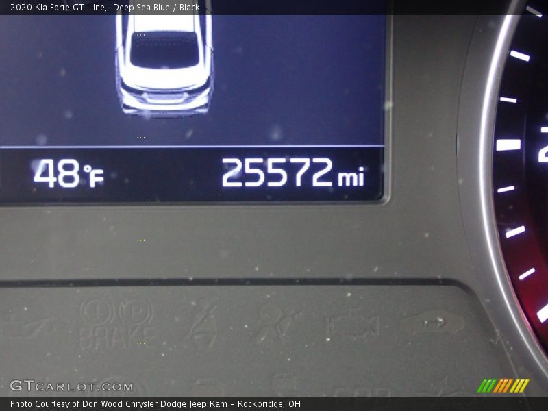 Deep Sea Blue / Black 2020 Kia Forte GT-Line