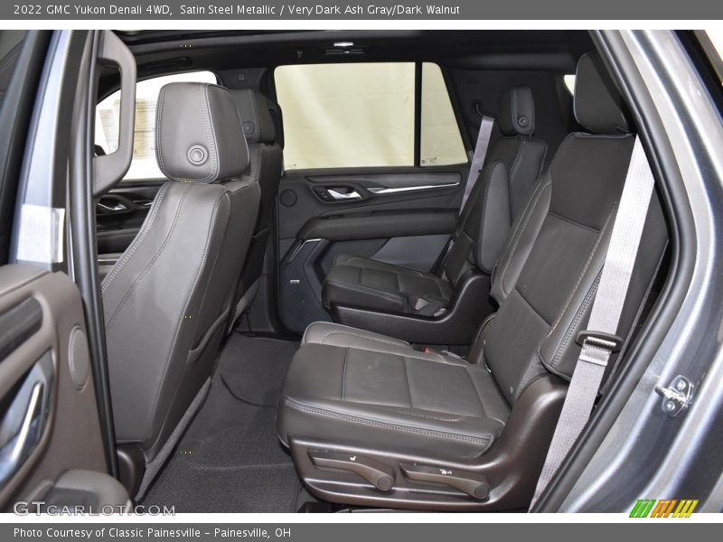 Satin Steel Metallic / Very Dark Ash Gray/Dark Walnut 2022 GMC Yukon Denali 4WD