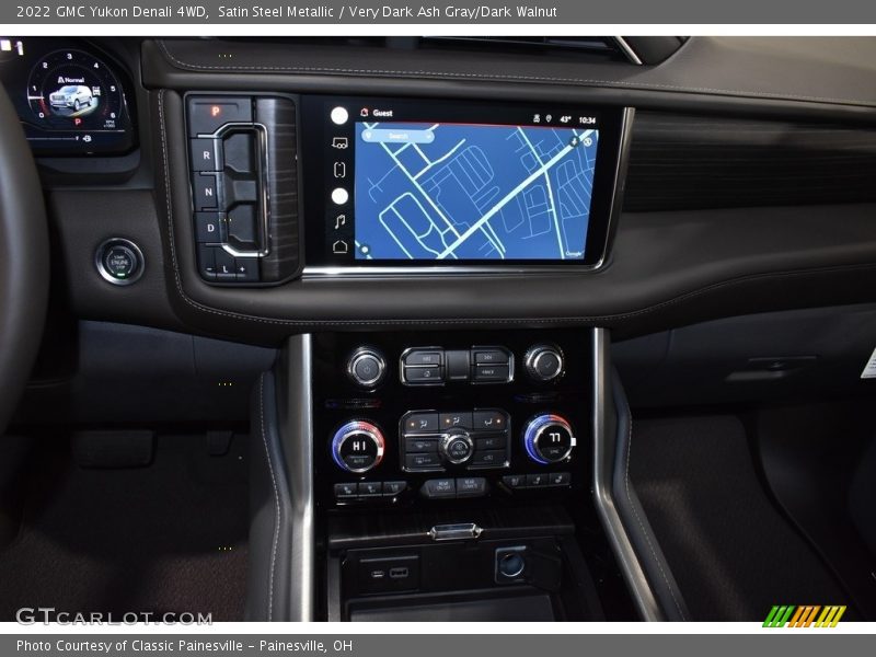 Satin Steel Metallic / Very Dark Ash Gray/Dark Walnut 2022 GMC Yukon Denali 4WD