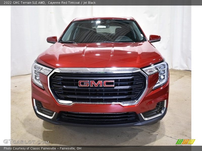 Cayenne Red Tintcoat / Jet Black 2022 GMC Terrain SLE AWD