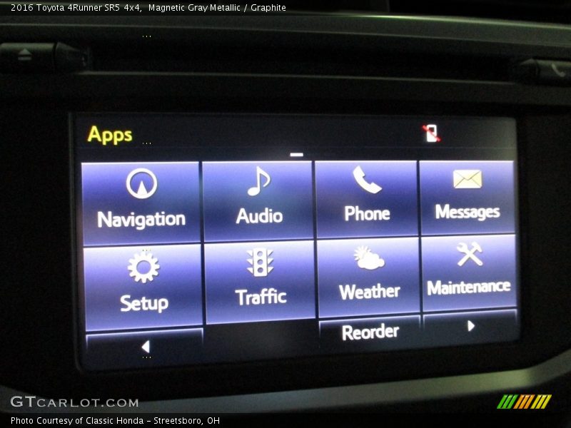 Magnetic Gray Metallic / Graphite 2016 Toyota 4Runner SR5 4x4