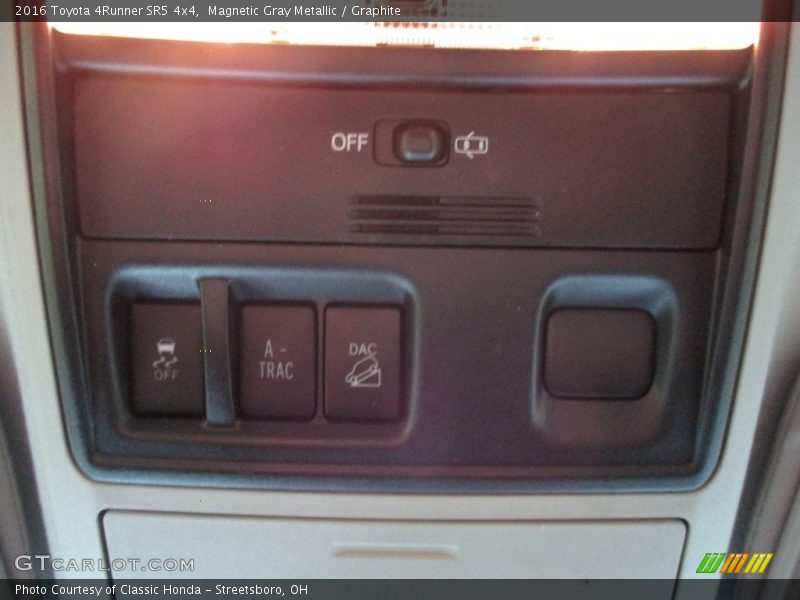 Magnetic Gray Metallic / Graphite 2016 Toyota 4Runner SR5 4x4