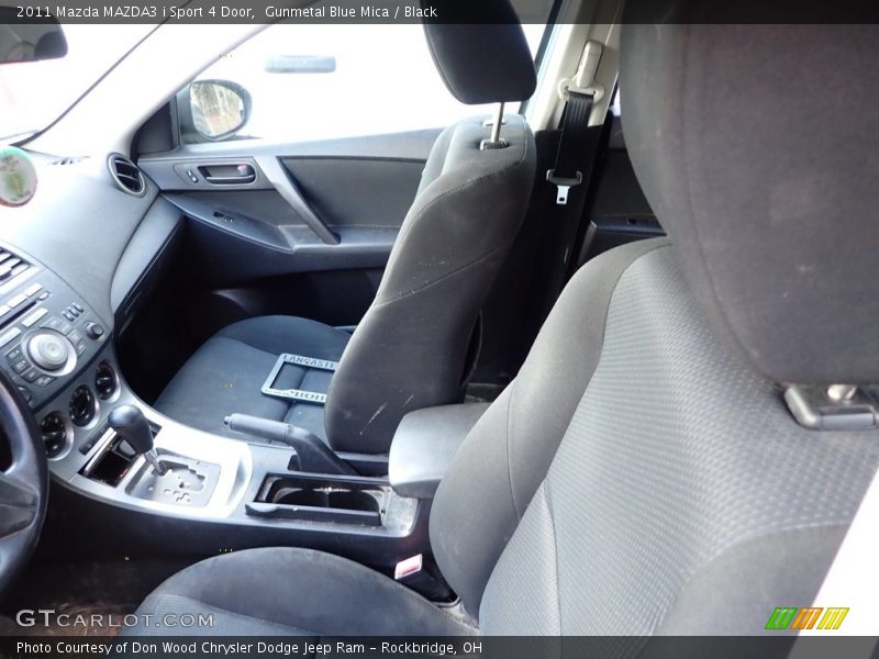 Gunmetal Blue Mica / Black 2011 Mazda MAZDA3 i Sport 4 Door