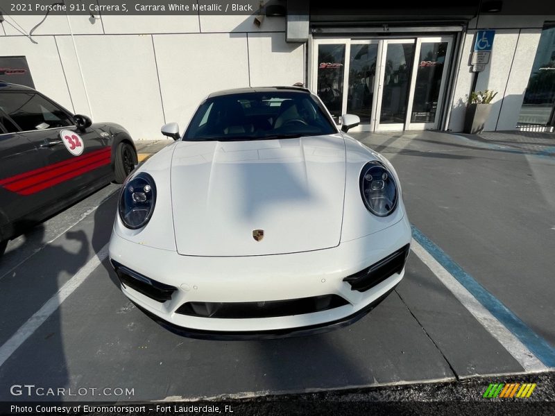 Carrara White Metallic / Black 2021 Porsche 911 Carrera S