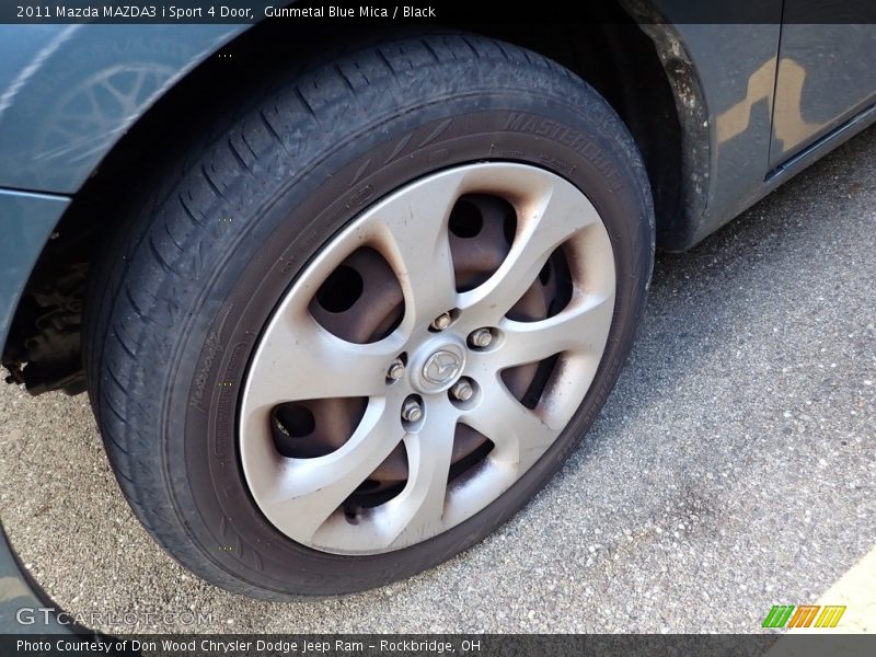 Gunmetal Blue Mica / Black 2011 Mazda MAZDA3 i Sport 4 Door