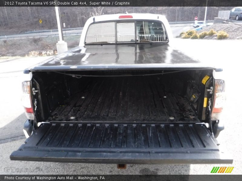 Super White / Graphite 2012 Toyota Tacoma V6 SR5 Double Cab 4x4