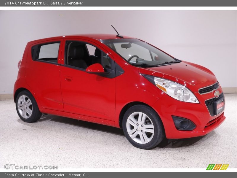 Salsa / Silver/Silver 2014 Chevrolet Spark LT