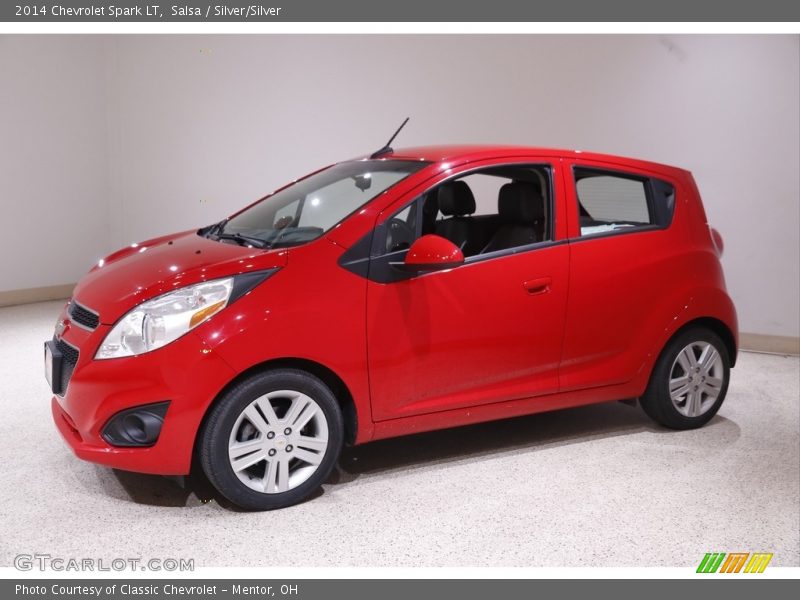 Salsa / Silver/Silver 2014 Chevrolet Spark LT