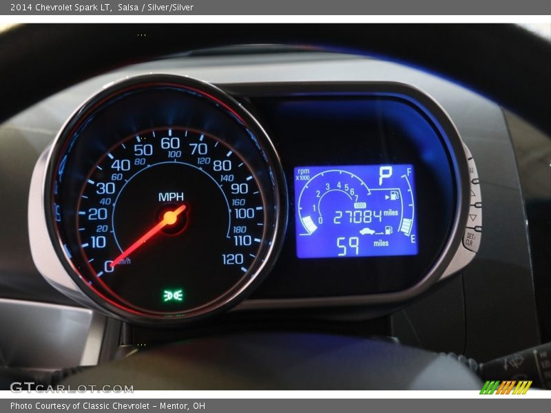 Salsa / Silver/Silver 2014 Chevrolet Spark LT