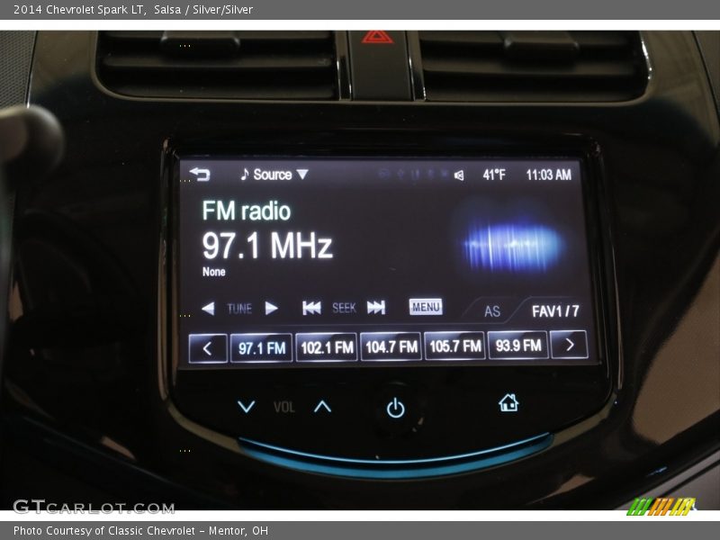 Salsa / Silver/Silver 2014 Chevrolet Spark LT