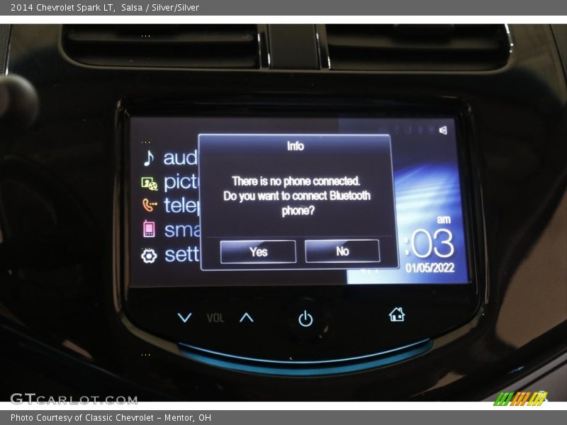 Salsa / Silver/Silver 2014 Chevrolet Spark LT