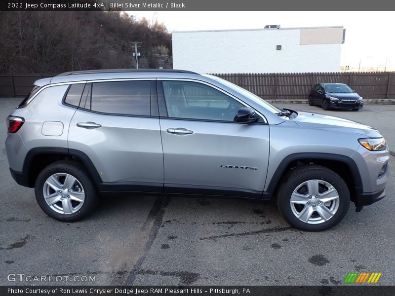 Billet Silver Metallic / Black 2022 Jeep Compass Latitude 4x4