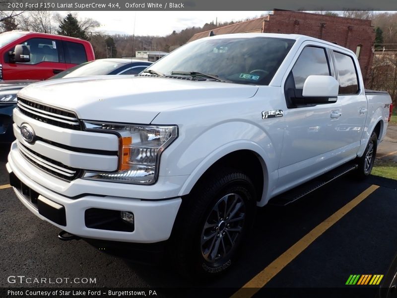 Oxford White / Black 2020 Ford F150 Lariat SuperCrew 4x4