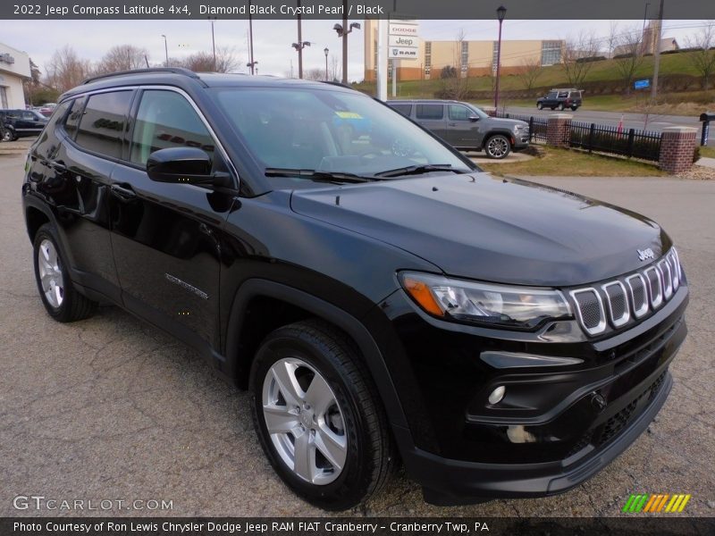 Diamond Black Crystal Pearl / Black 2022 Jeep Compass Latitude 4x4