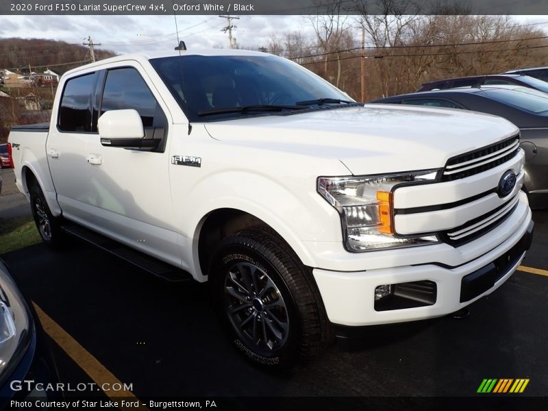 Oxford White / Black 2020 Ford F150 Lariat SuperCrew 4x4