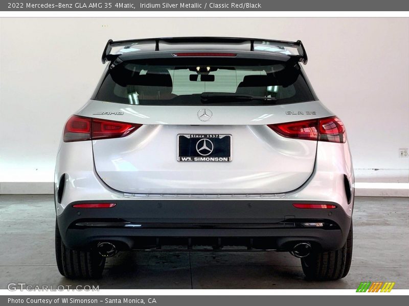Iridium Silver Metallic / Classic Red/Black 2022 Mercedes-Benz GLA AMG 35 4Matic