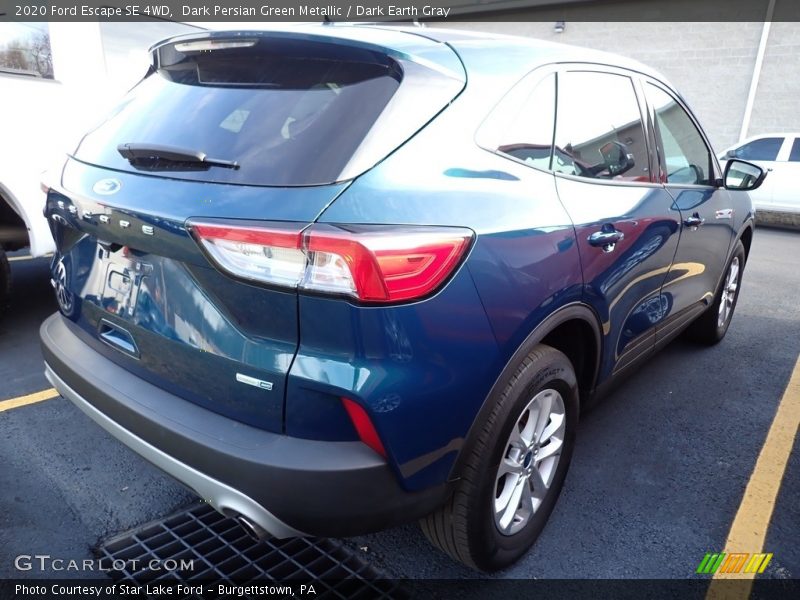 Dark Persian Green Metallic / Dark Earth Gray 2020 Ford Escape SE 4WD