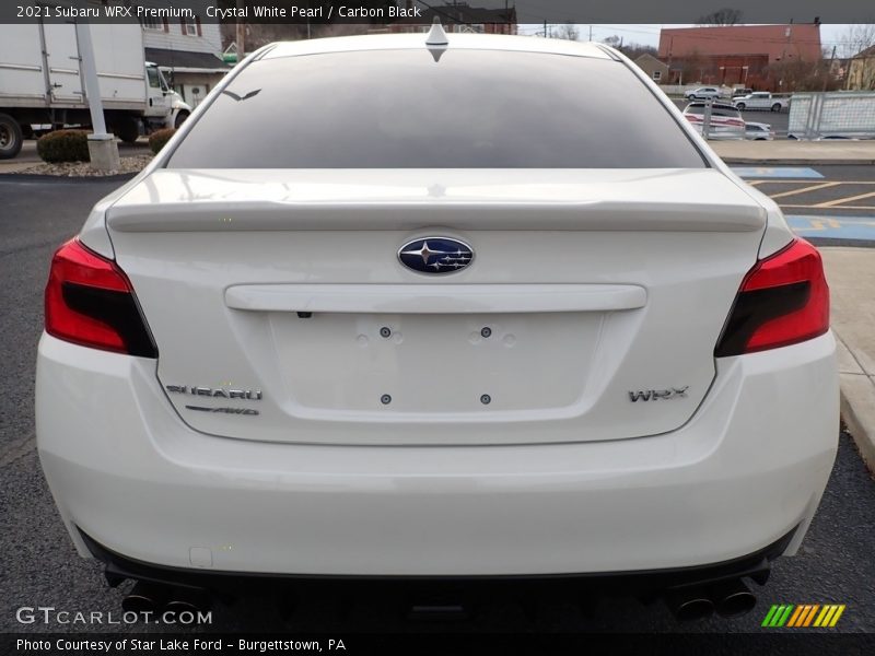 Crystal White Pearl / Carbon Black 2021 Subaru WRX Premium