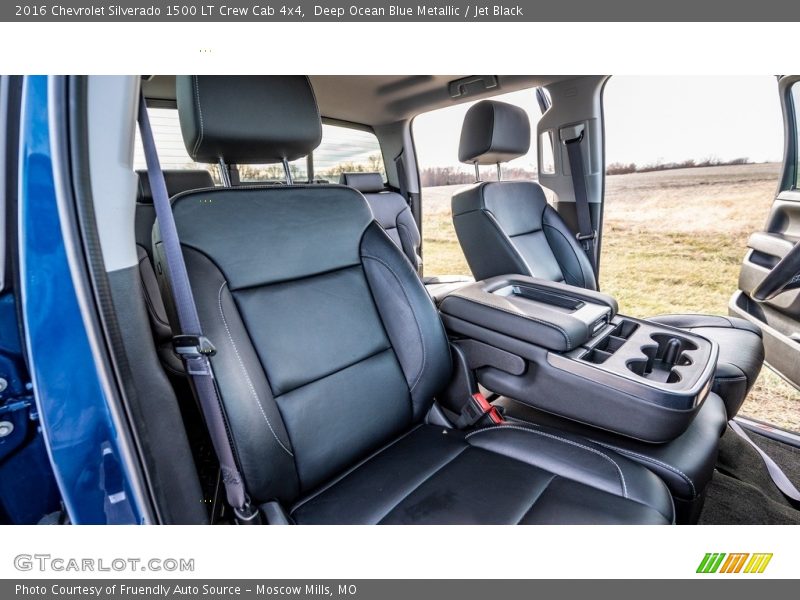Deep Ocean Blue Metallic / Jet Black 2016 Chevrolet Silverado 1500 LT Crew Cab 4x4