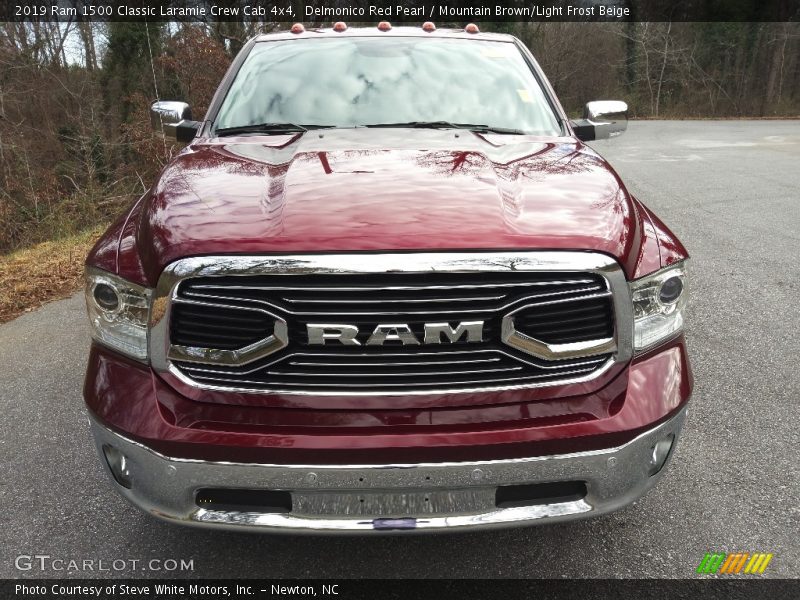 Delmonico Red Pearl / Mountain Brown/Light Frost Beige 2019 Ram 1500 Classic Laramie Crew Cab 4x4