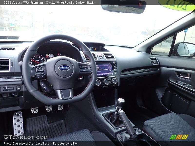 Dashboard of 2021 WRX Premium