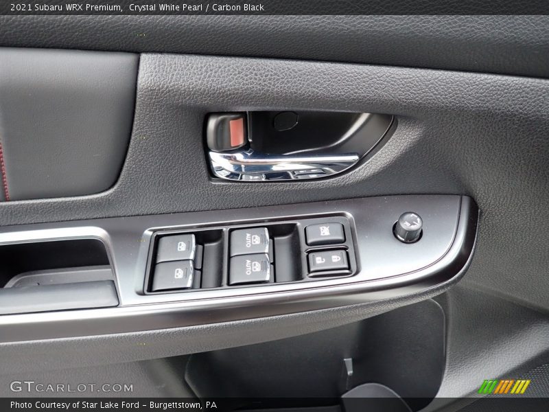 Crystal White Pearl / Carbon Black 2021 Subaru WRX Premium