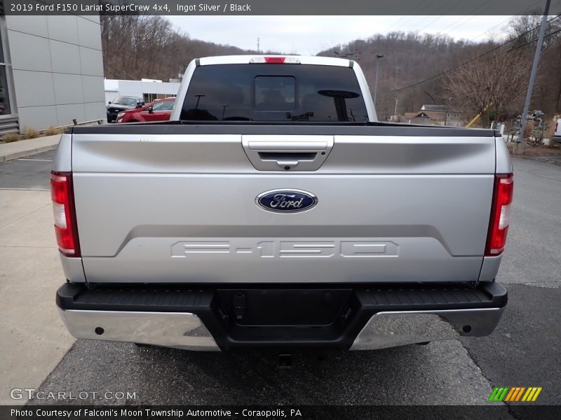 Ingot Silver / Black 2019 Ford F150 Lariat SuperCrew 4x4