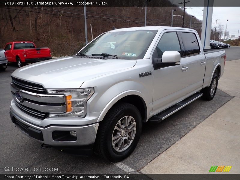 Ingot Silver / Black 2019 Ford F150 Lariat SuperCrew 4x4