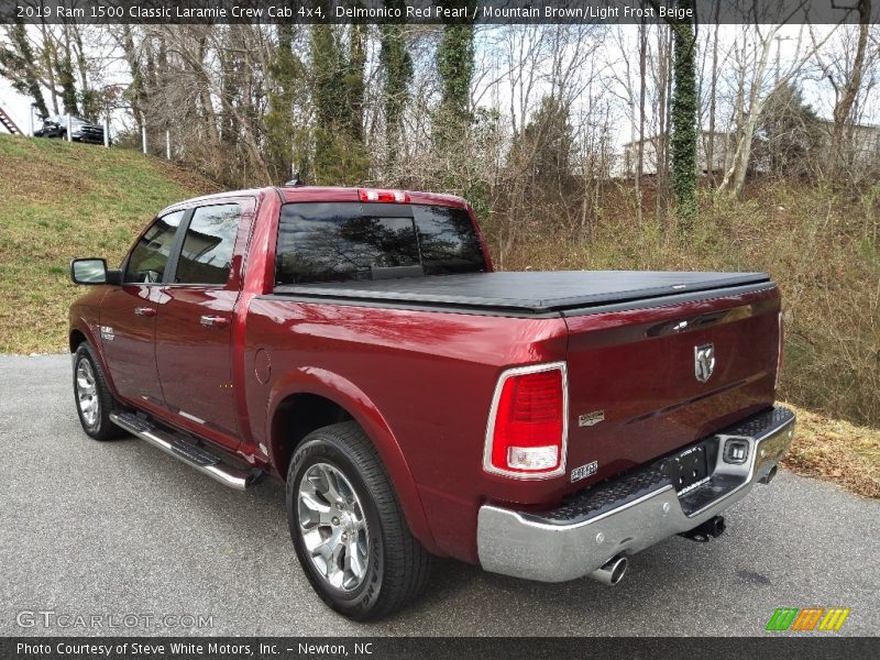 Delmonico Red Pearl / Mountain Brown/Light Frost Beige 2019 Ram 1500 Classic Laramie Crew Cab 4x4