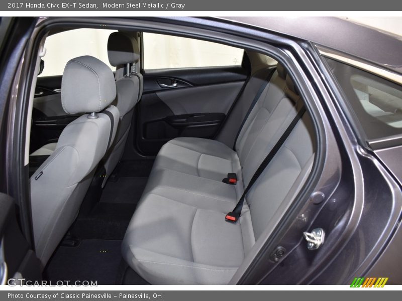Modern Steel Metallic / Gray 2017 Honda Civic EX-T Sedan